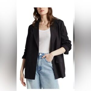 New with Tags Treasure and Bond Women’s Linen Blend Blazer Size S